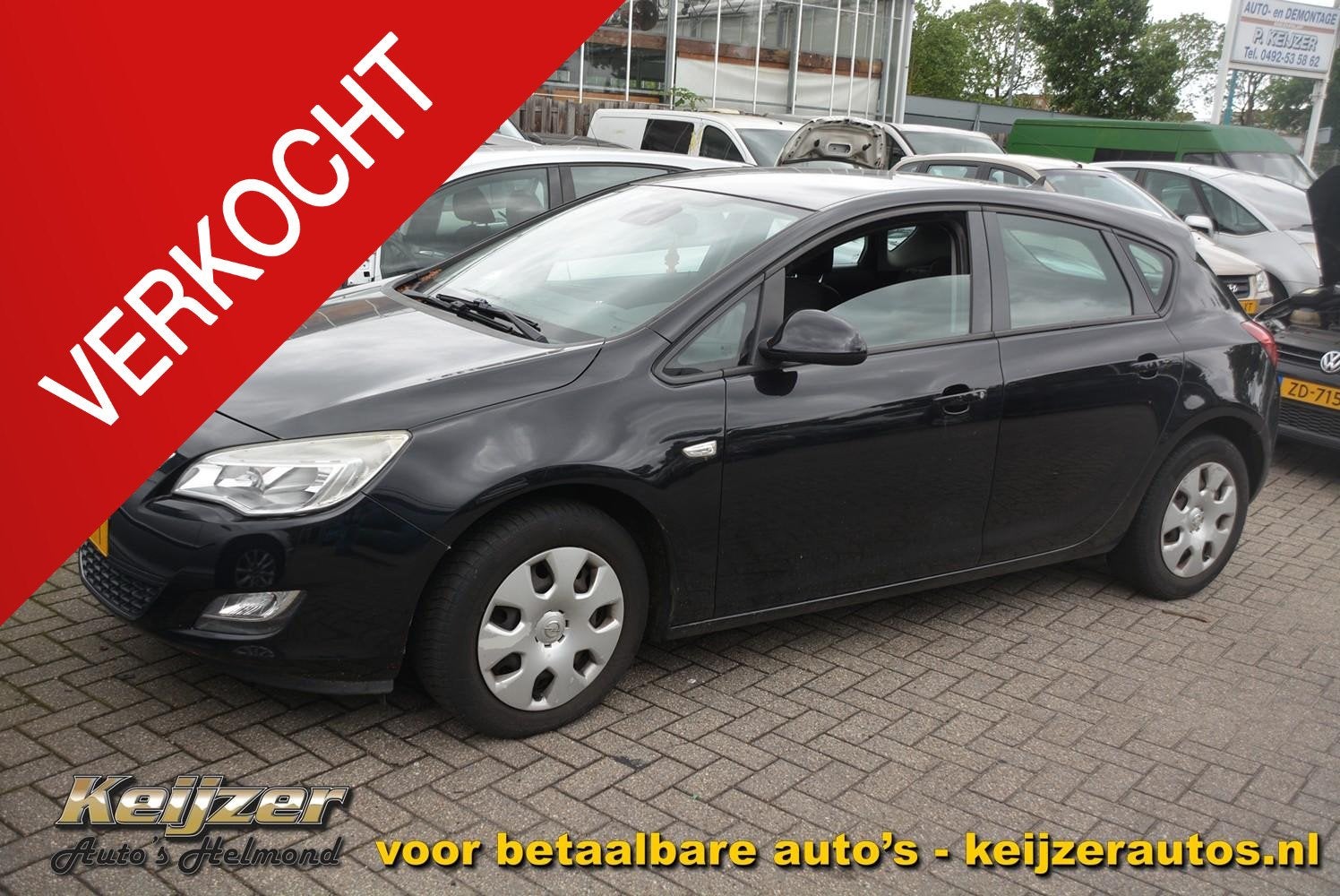 Opel Astra 1.4 Turbo Edition Motor defect !, Voorwielaandrijving, Stof, Gebruikt, 680 kg