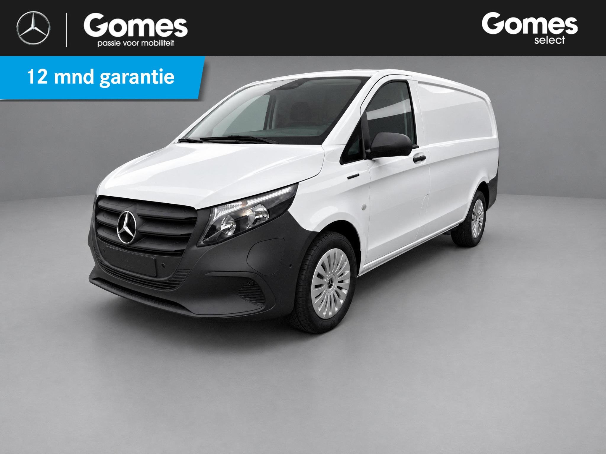 Mercedes-Benz eVito eVito 112 L2 60 kWh, Auto's, Stof, Gebruikt, 116 pk, Wit