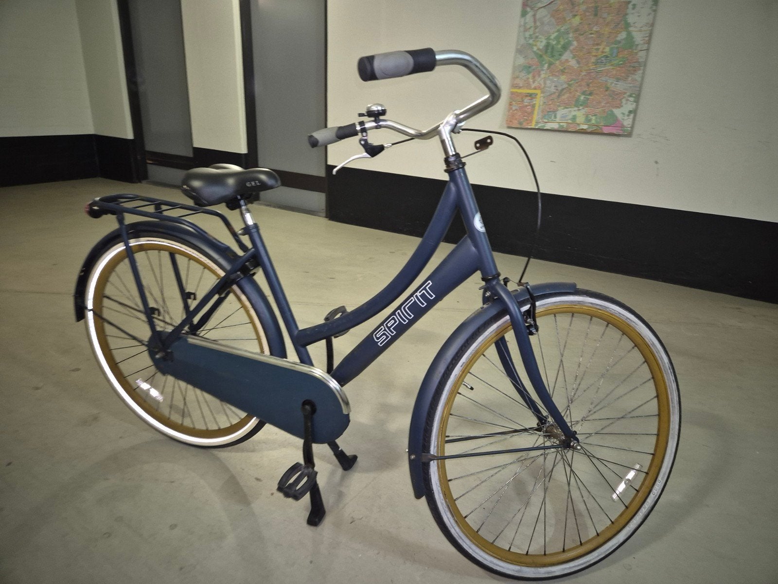 Spirit damesfiets - Blauw, Terugtraprem, Gebruikt, 50 tot 53 cm, Ophalen