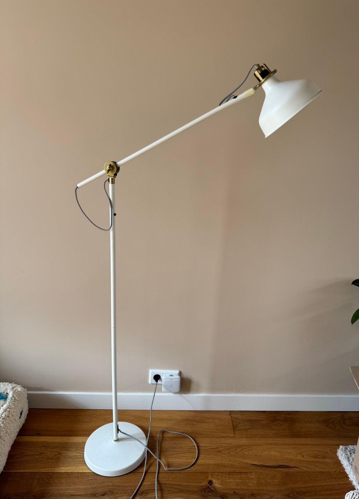 IKEA RANARP Staande lamp wit, Ophalen, Zo goed als nieuw, 150 tot 200 cm