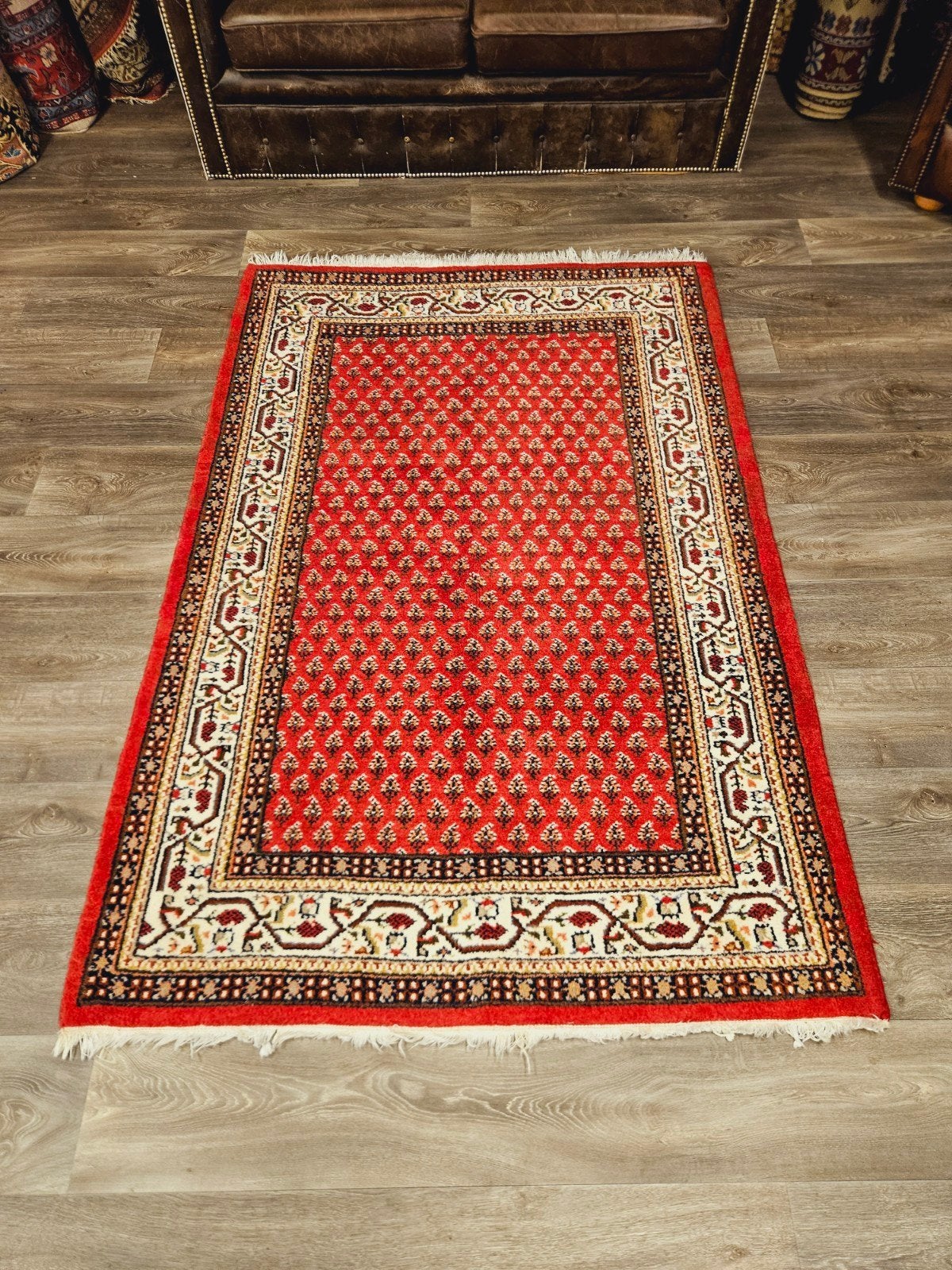 Perzisch Handgeknoopt Sarough Mir Tapijt. NU AFGEPRIJSD!, 100 tot 150 cm, Perzisch, 200 cm of meer, Ophalen of Verzenden