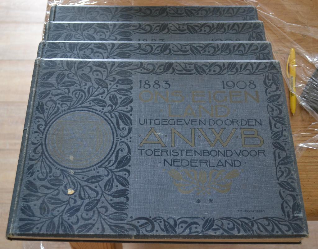 Anwb boeken 1883-1908 ons eigen land, Boeken, Ophalen, 20e eeuw of later, Gelezen