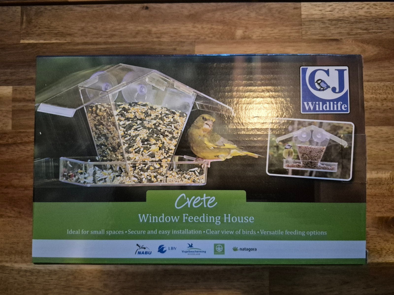 CJ Wildlife Crete Raam Voederhuisje - Nieuw in doos, Verzenden, Nieuw