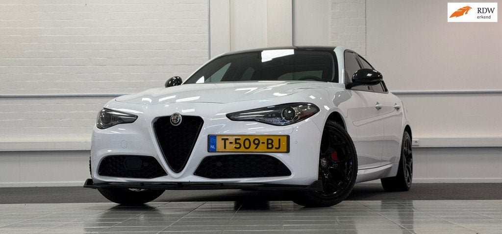 Alfa Romeo Giulia 2.0T 310pk LED Xenon Schuifkanteldak Leer, Auto's, Alfa Romeo, Bedrijf, Te koop, Giulia, ABS, Achteruitrijcamera
