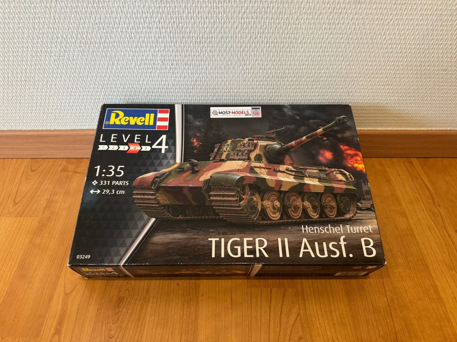 Revell Tiger II Ausf. B Henschel Turret 1:35, Hobby en Vrije tijd, Modelbouw | Auto's en Voertuigen, Tank, Nieuw, Ophalen of Verzenden