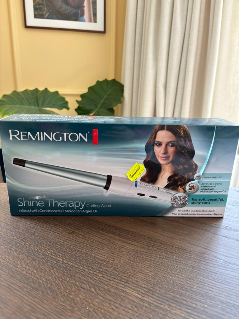 Remington Shine Therapy Krultang - Nieuw met 3 jaar garantie, Ophalen of Verzenden, Nieuw, Krultang of Stijltang