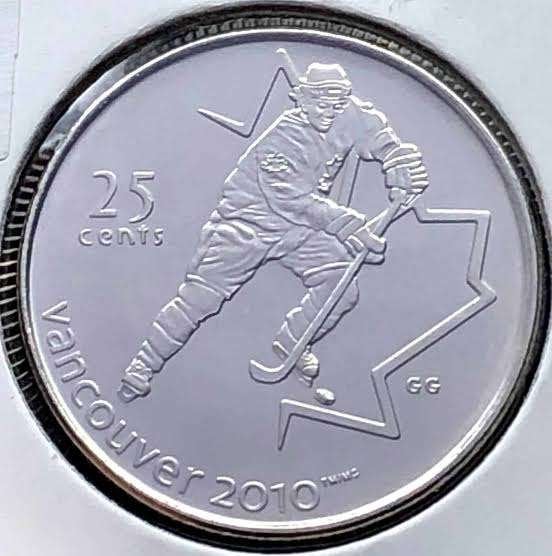 Canada - 25 cent 2007 - Hockey circulated, Postzegels en Munten, Verzenden, Noord-Amerika, Losse munt