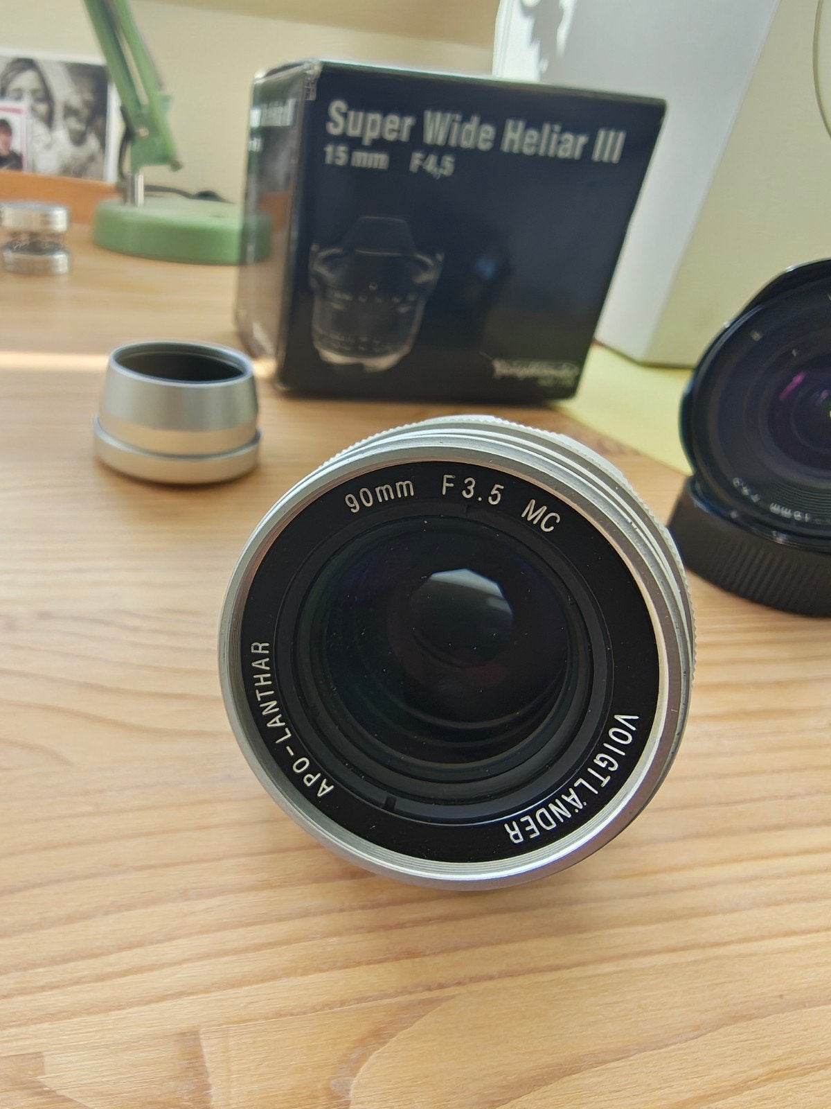 Voigtländer APO-Lanthar 90mm F3.5 MC Leica, Zo goed als nieuw, Voigtlander, Leica M-mount, Multi-coated