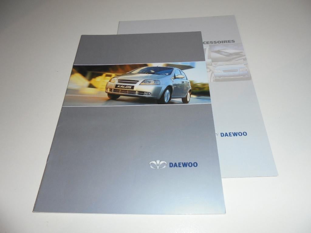 brochure Daewoo Kalos  2003, Ophalen of Verzenden, Nieuw, Overige merken