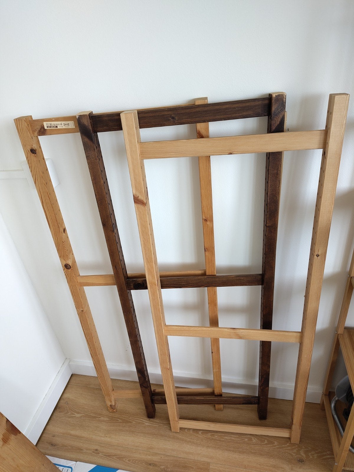 IKEA Ivar stellingkast: 3 zijpanelen, 1 plank, Ophalen, Gebruikt