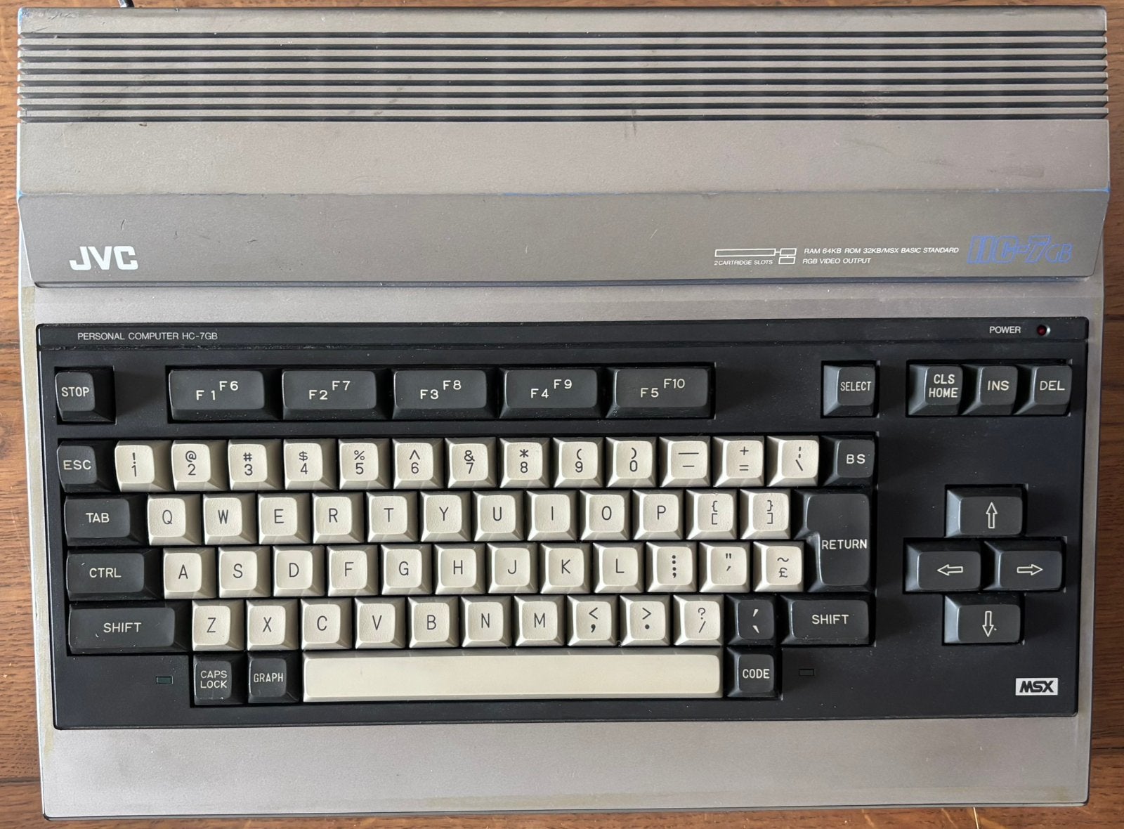 JVC HC-7GB MSX Computer, Computers en Software, Vintage Computers, Ophalen of Verzenden