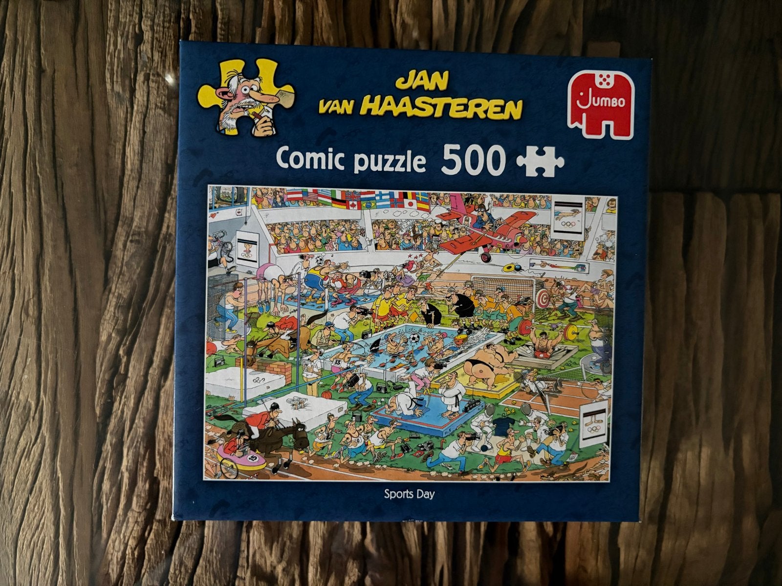 Jan van Haasteren Comic Puzzel - Sports Day 500 stukjes, Ophalen, Minder dan 500 stukjes, Zo goed als nieuw, Legpuzzel