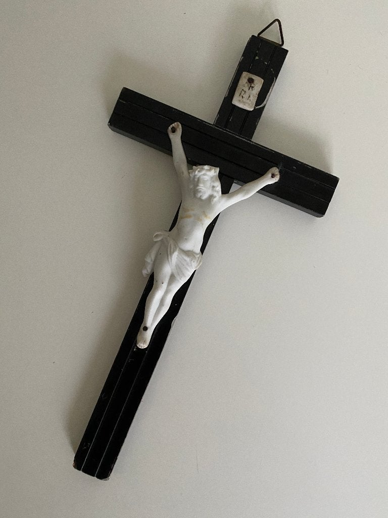 Jezus aan het kruis, Verzamelen, Religie, Ophalen of Verzenden, Gebruikt, Beeld(je), Christendom | Katholiek