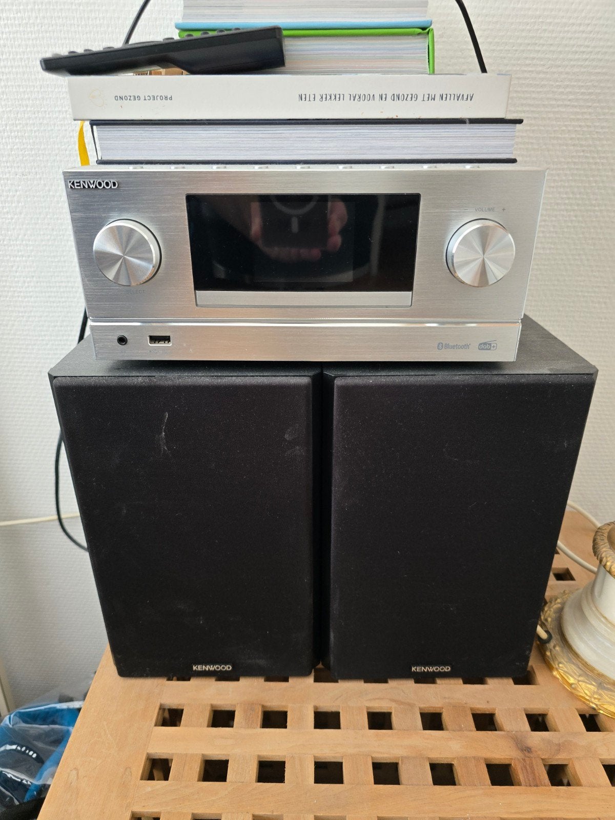 Kenwood M-829DAB Microset met DAB+, Bluetooth en CD, Overige merken, Microset, Cd-speler, Ophalen of Verzenden