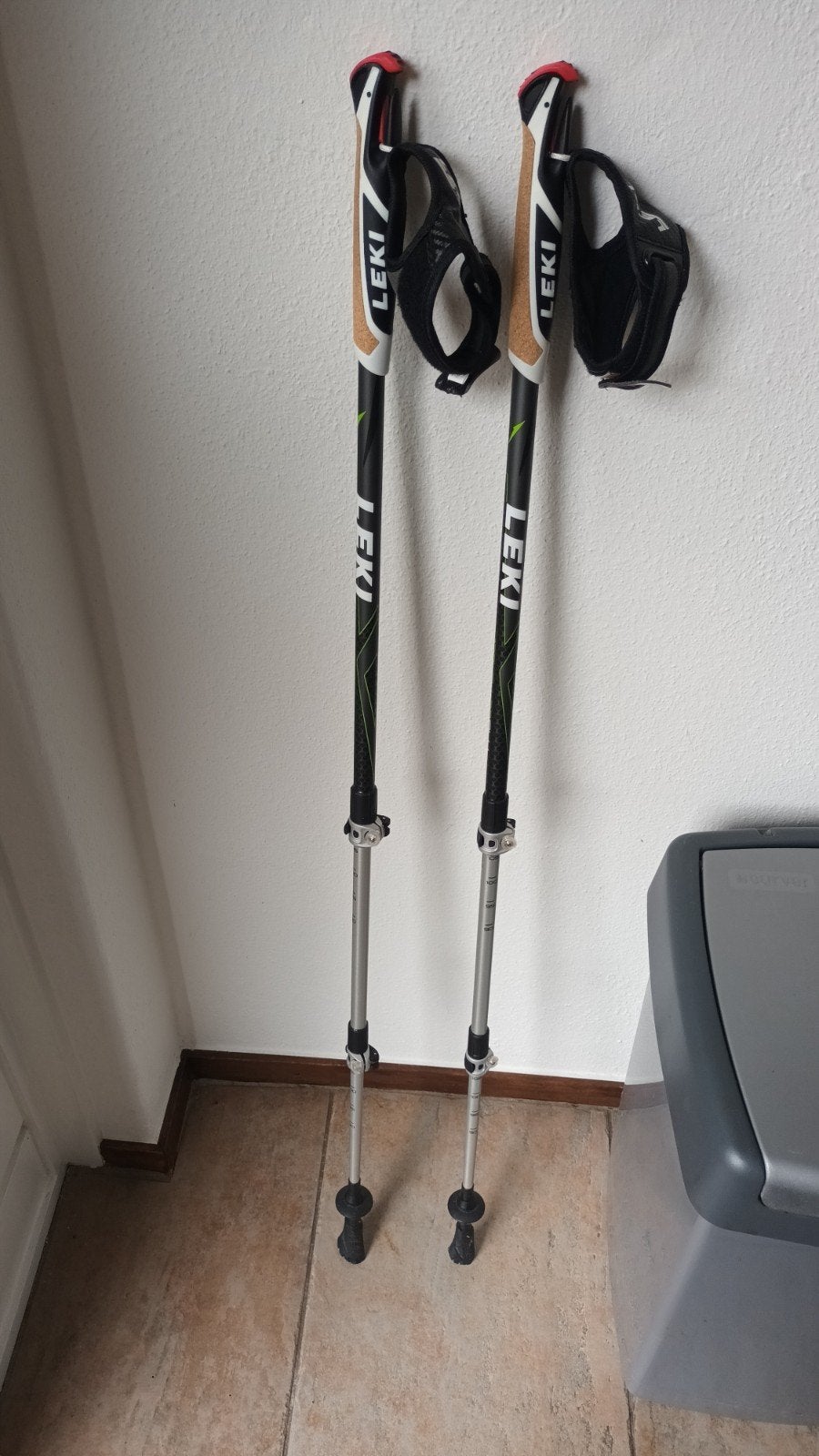Leki wandelstokken nieuw, Ophalen of Verzenden, Verstelbaar, Zo goed als nieuw