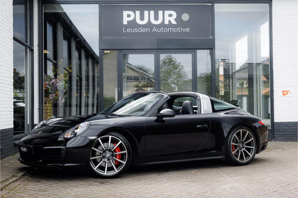 Porsche 911 3.0 Targa 4S Sport-Chrono Sportuitlaat - 18-zete, Auto's, Gebruikt, Cabriolet, 4 stoelen, Zwart