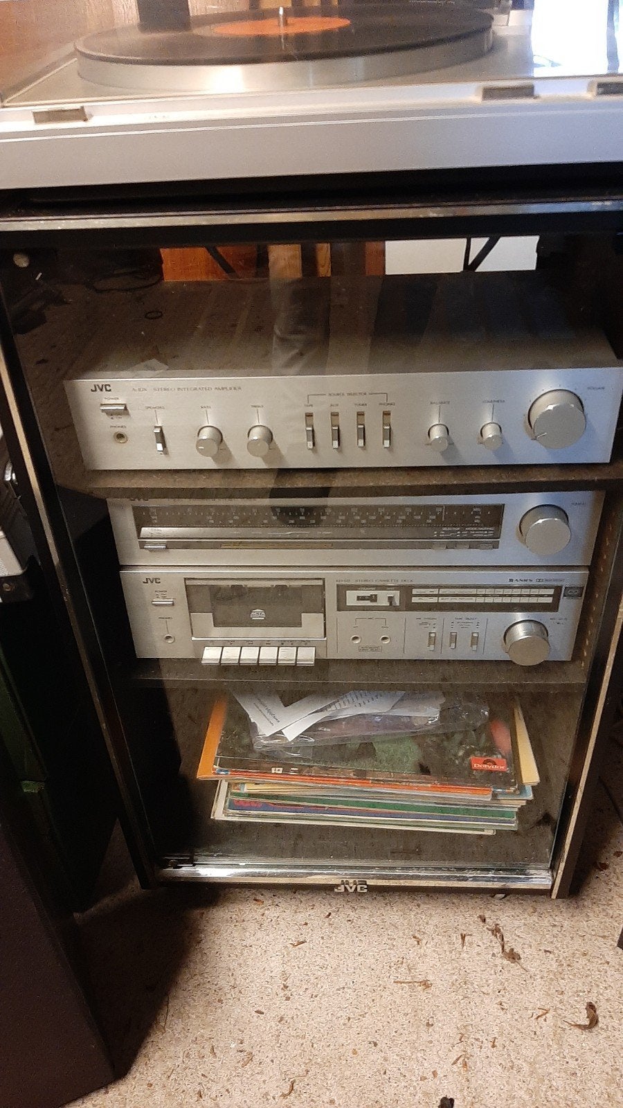 Mooie jaren 80 JVC sterio set., Audio, Tv en Foto, Stereo-sets, Ophalen