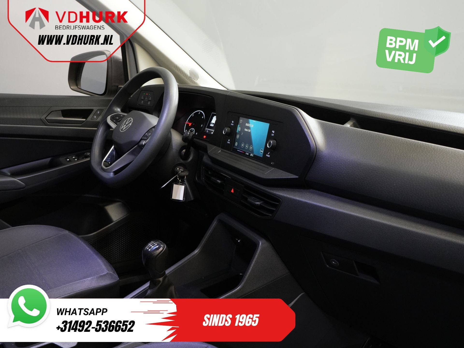 Volkswagen Caddy Cargo 2.0 TDI 100 pk Omvormer/ Sortimo/ Cru, Voorwielaandrijving, Gebruikt, 4 cilinders, Volkswagen
