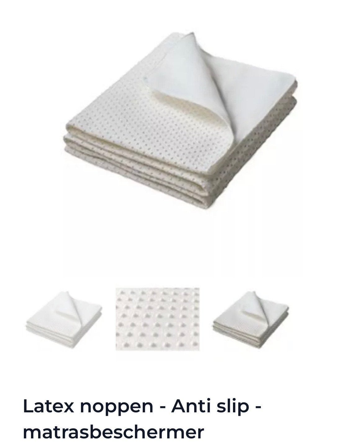 Nieuwe anti-slip matrasbeschermer 180x210 cm, 210 cm, Ophalen of Verzenden, Matras, 180 cm