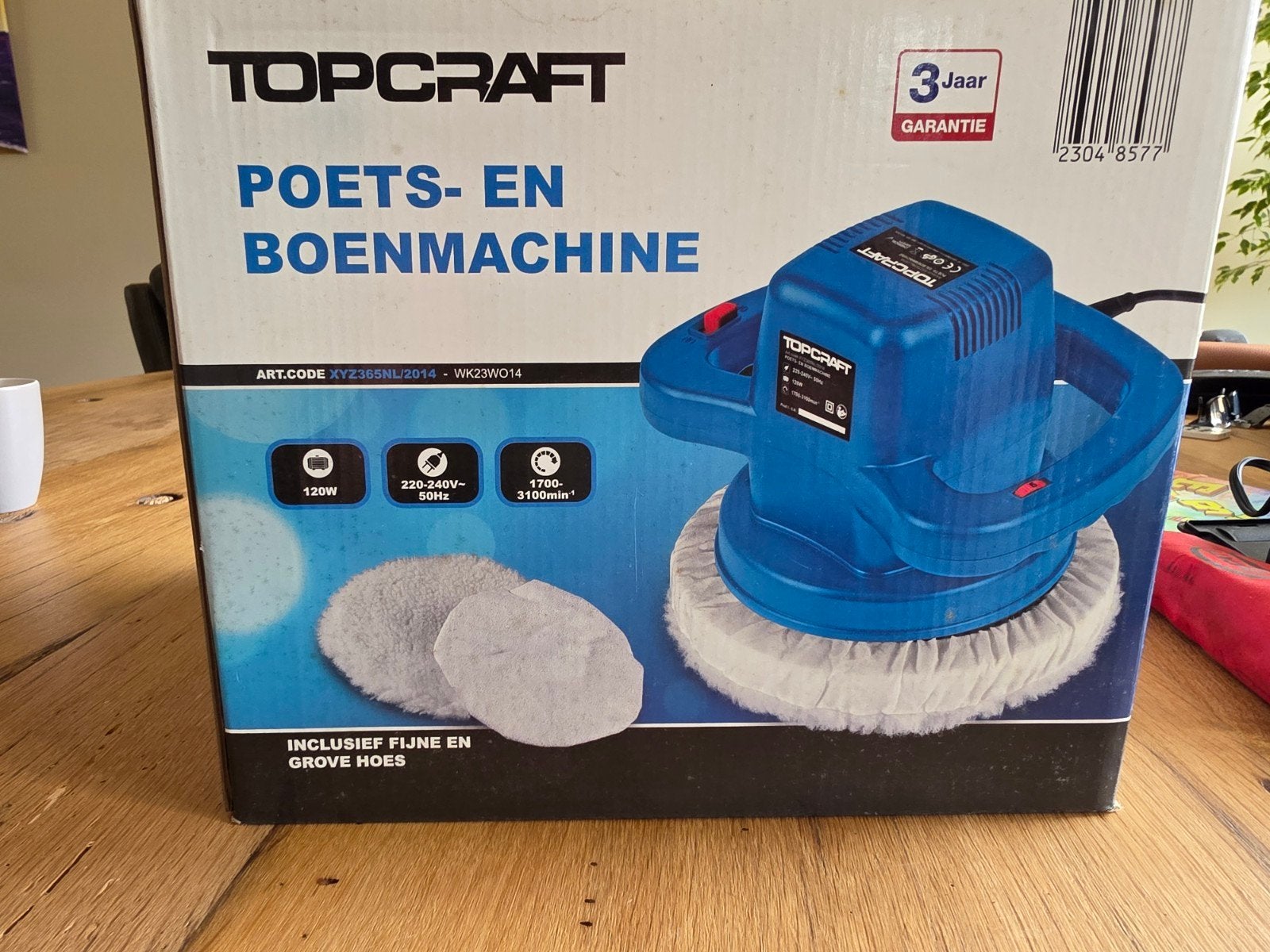 TOPCRAFT Poets- en Boenmachine XYZ365NL/2014, Ophalen of Verzenden