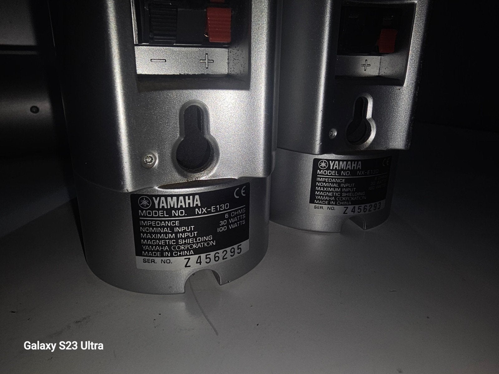 Yamaha NX-E130 5.0 Luidsprekerset - Zilver, Gebruikt, 70 watt of meer, 5.1-systeem, Overige spelers