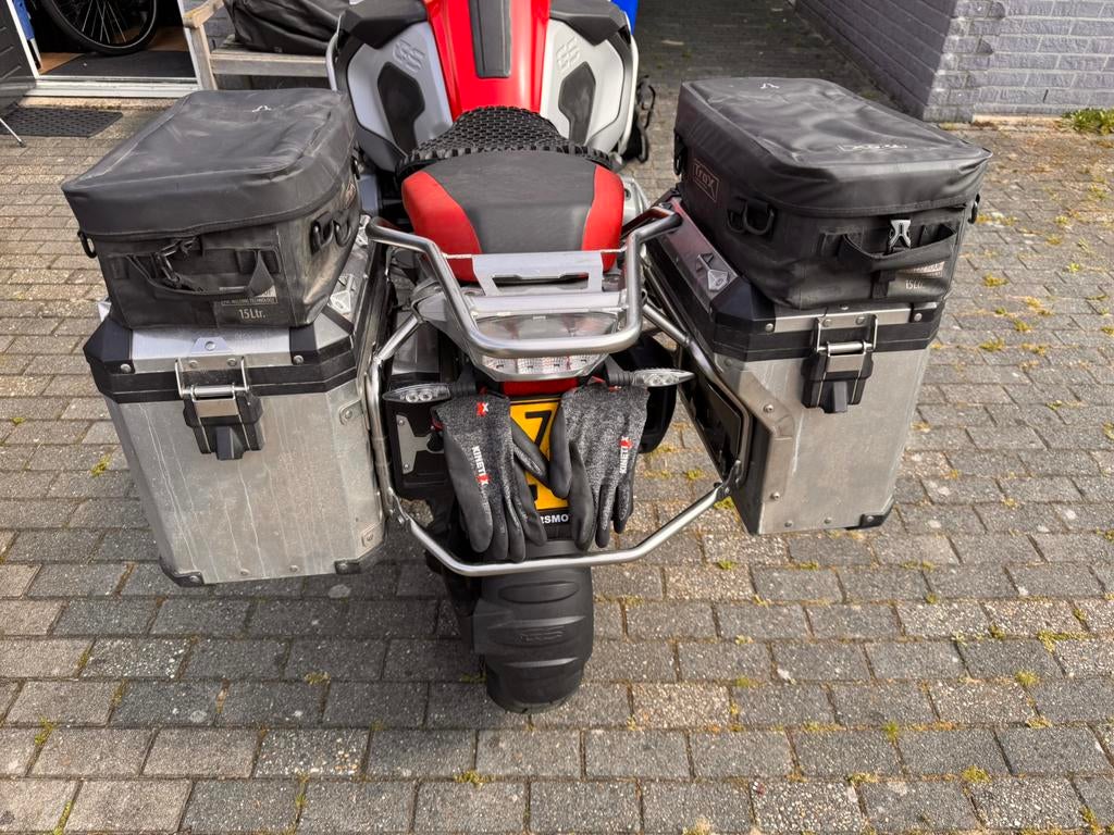SW Motech zijkoffer uitbreiding 2x, Motoren, Ophalen of Verzenden, Zo goed als nieuw