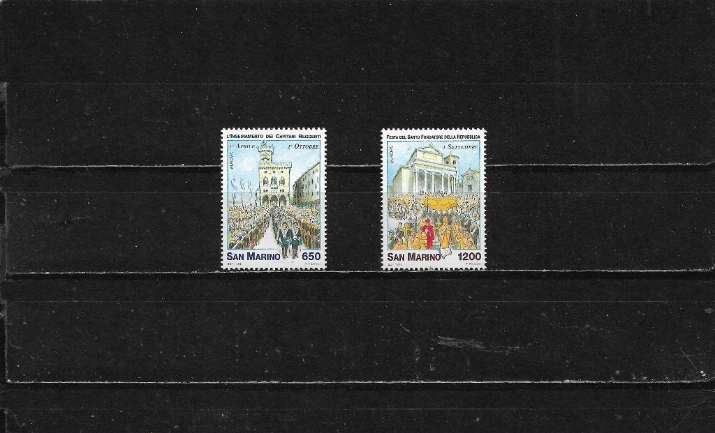 Koopje  San-Marino  michel nr  1774/1775  Postfris, Verzenden, Overige landen, Postfris