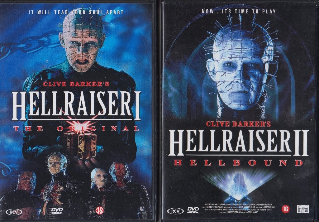 Hellraiser 1 + Hellraiser 2: Hellbound, Gebruikt, Verzenden, Alle leeftijden, Nederlands