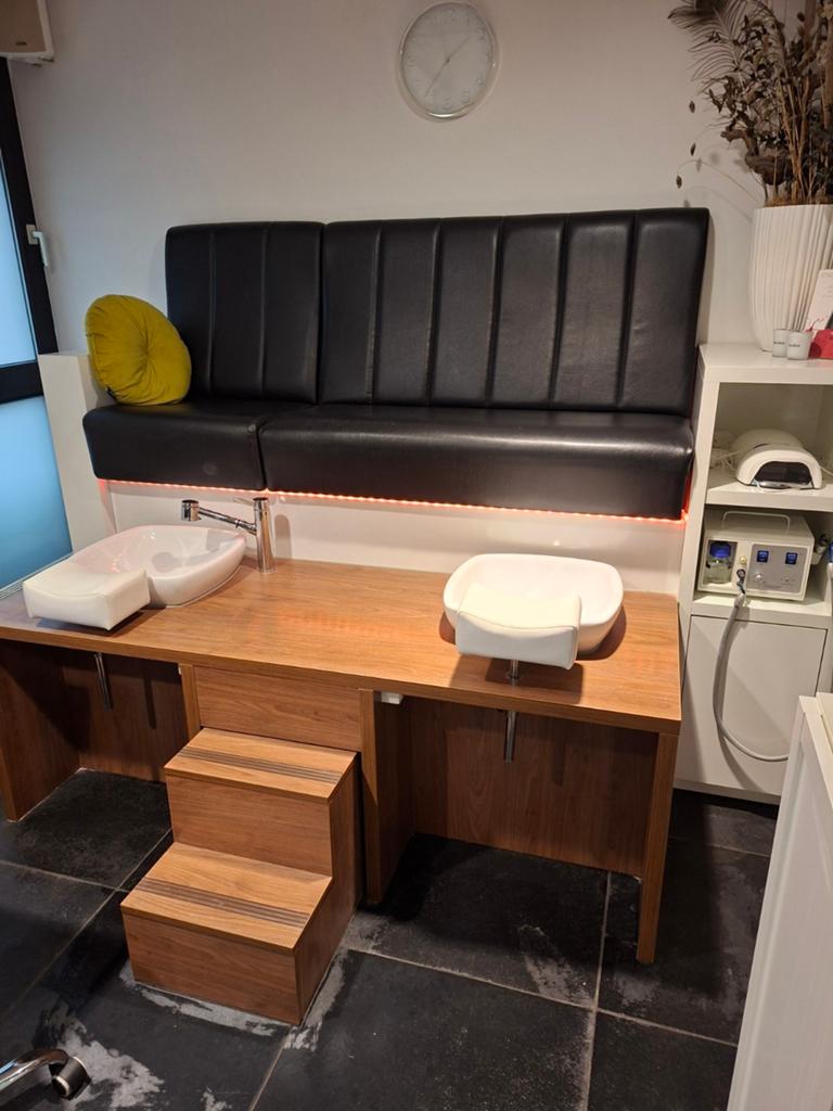 Dubbele pedicurehoek, Ophalen, Gebruikt