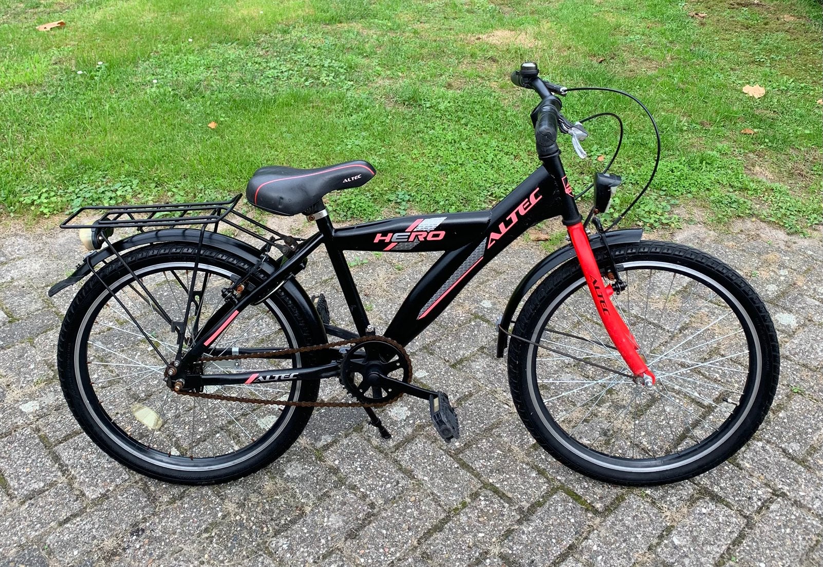 Mooie Altec Jongensfiets 22 inch voor leeftijd 6-7 jr €75,-, Ophalen, Terugtraprem, 22 inch, Gebruikt