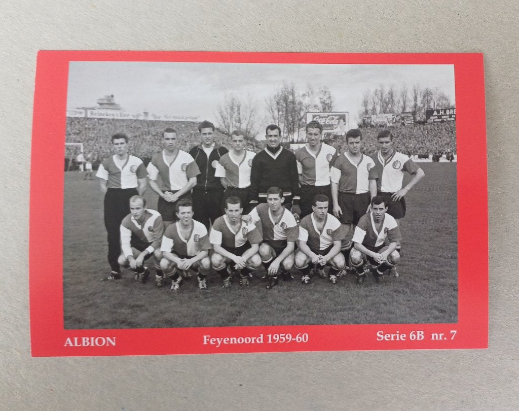 Complete serie van 10 foto kaarten Feyenoord, 3e Serie, Ophalen of Verzenden, Zo goed als nieuw, Feyenoord, Poster, Plaatje of Sticker