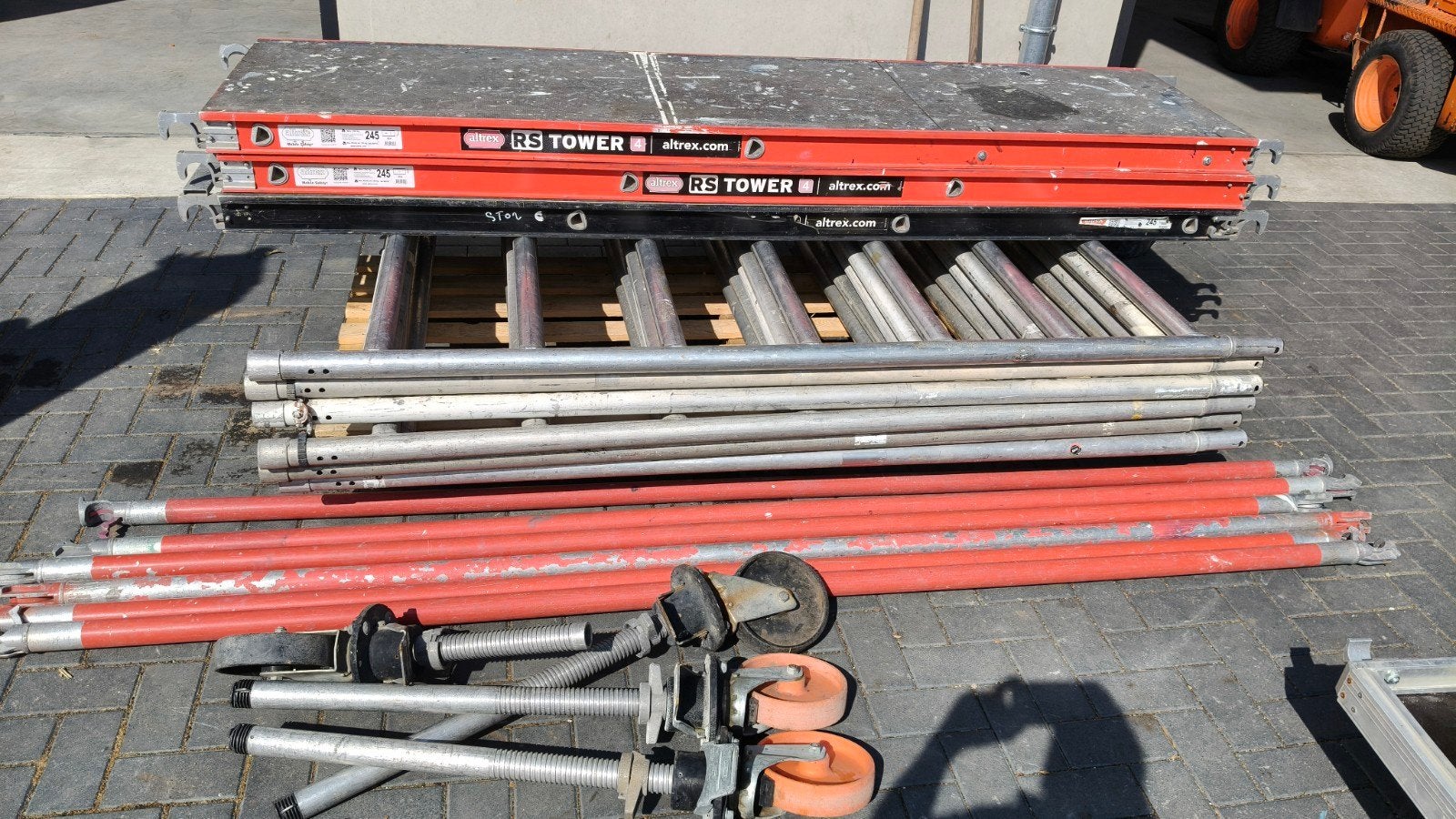 rolsteiger klussteiger Altrex werkhoogte 8.2 meter
