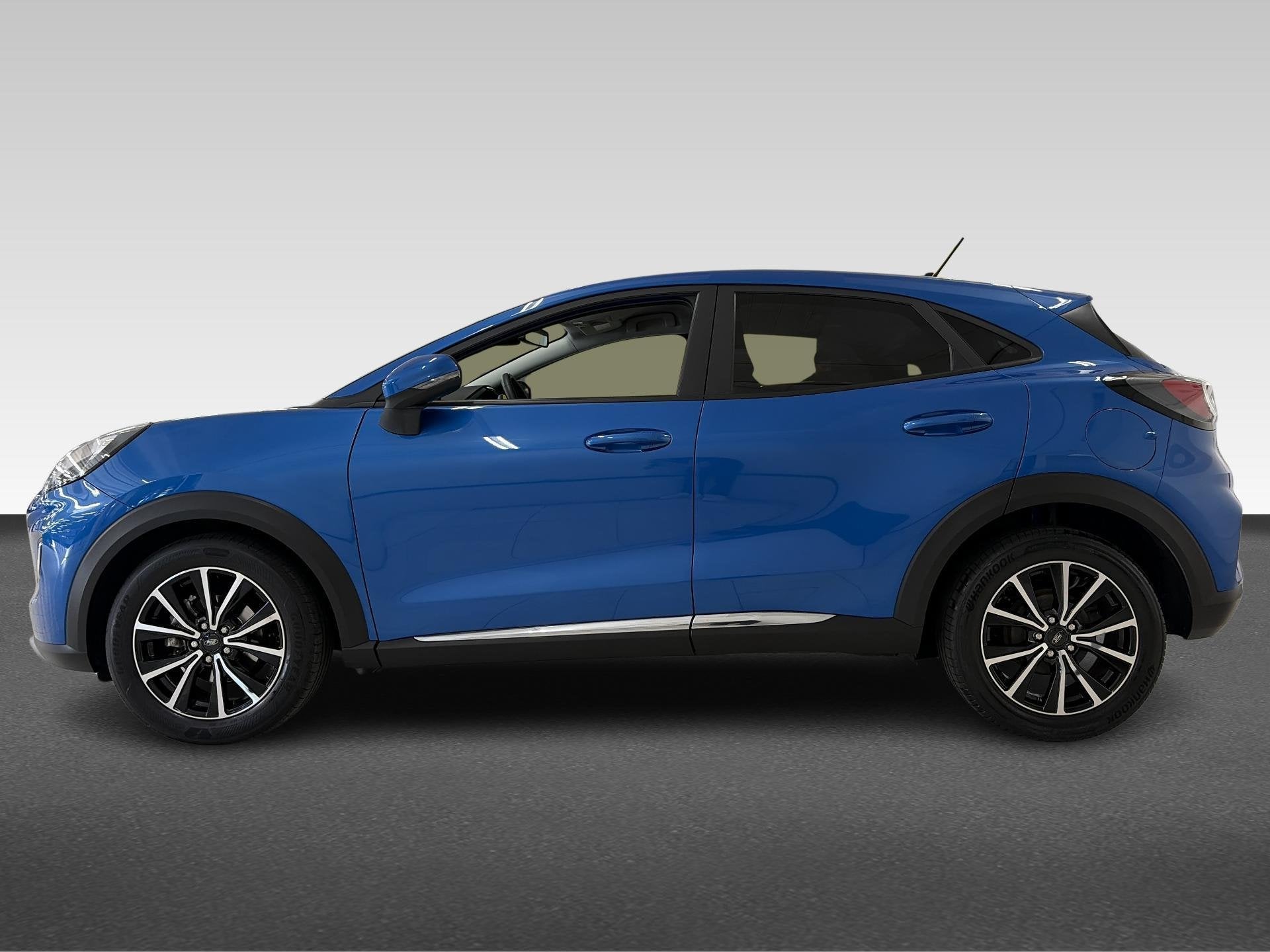 Ford Puma 1.0 EcoBoost Hybrid Titanium, Auto's, Lichtsensor, 125 pk, Euro 6, Blauw
