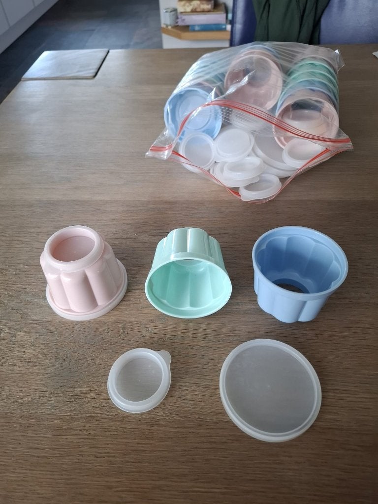 Pudding vormpjes mini, Huis en Inrichting, Overige typen, Kunststof, Ophalen of Verzenden, Zo goed als nieuw