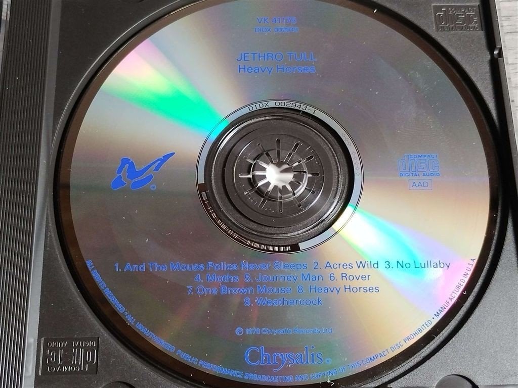 Jethro Tull - Heavy Horses [USA], Cd's en Dvd's, Ophalen of Verzenden, Zo goed als nieuw, Poprock