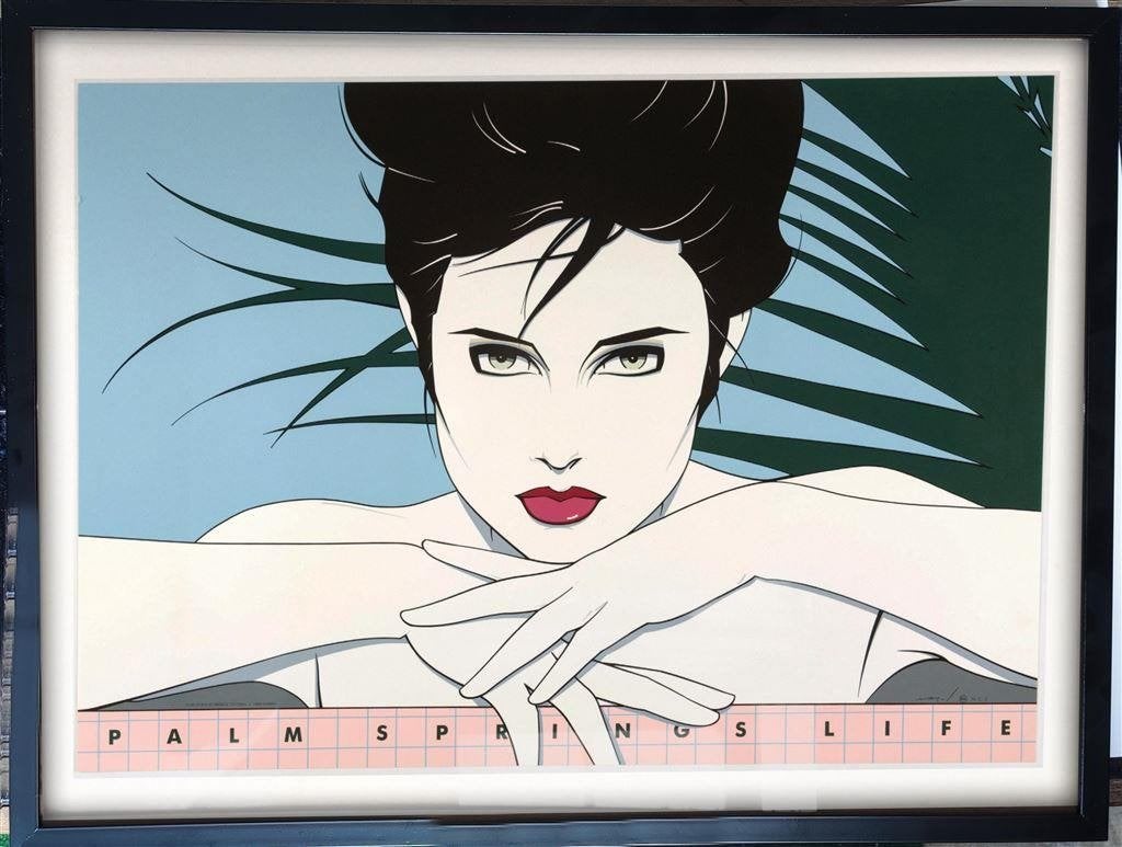 PATRICK NAGEL 80\'s Pop Art Poster in Lijst #4, Verzenden, Nieuw, A1 t/m A3, Film en Tv