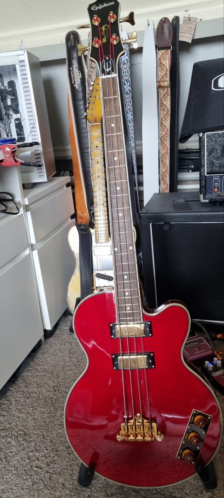 Epiphone Wilcat Allen Woody tribute, Ophalen, Zo goed als nieuw