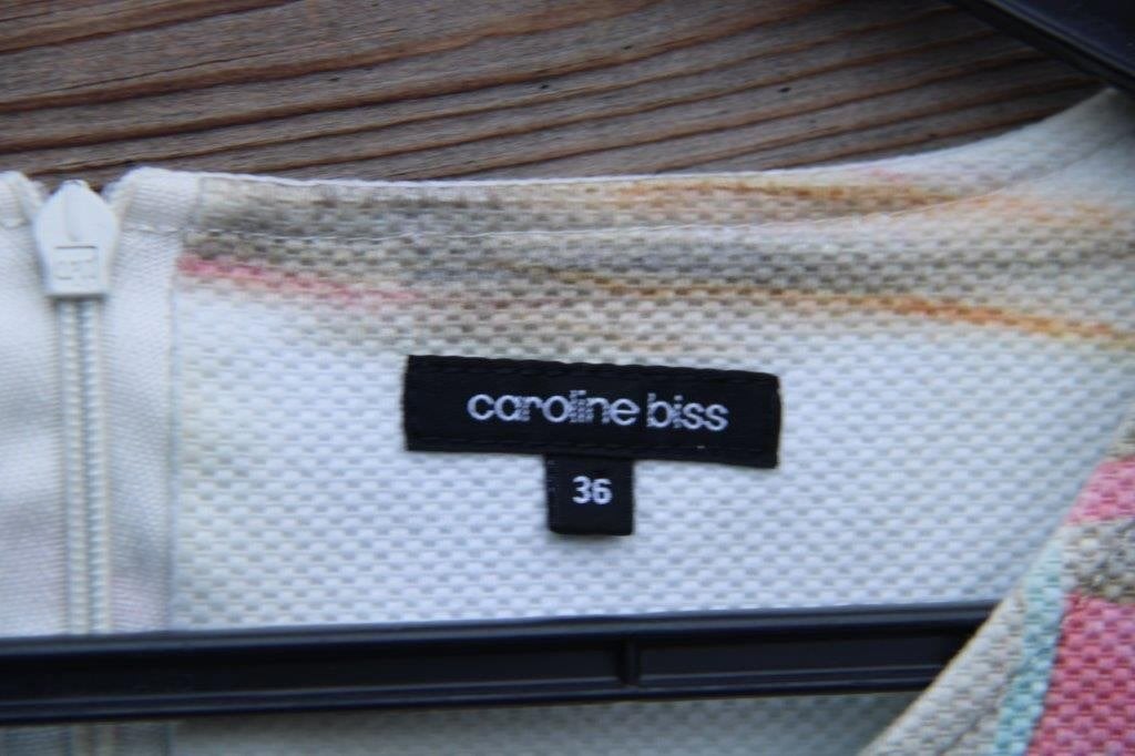 Jurk creme/ pastel Caroline Biss mt 36 Vaste prijs, Kleding | Dames, Overige kleuren, Ophalen of Verzenden, Zo goed als nieuw