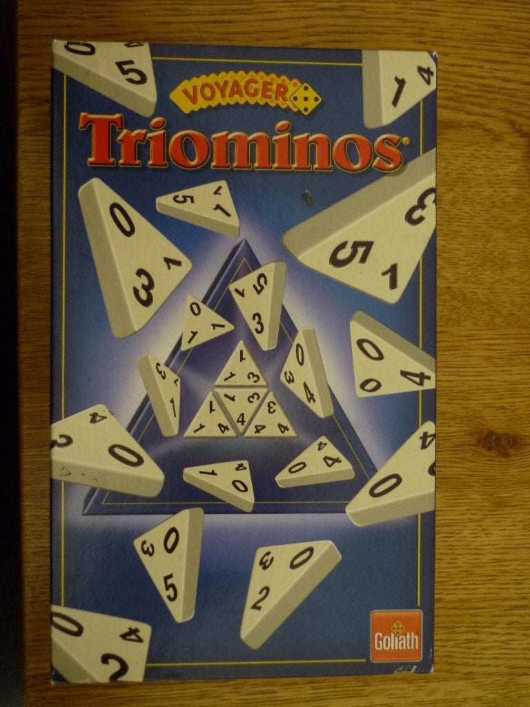 Goliath Triominos reisspel, Hobby en Vrije tijd, Gezelschapsspellen | Overige, Ophalen of Verzenden, Zo goed als nieuw