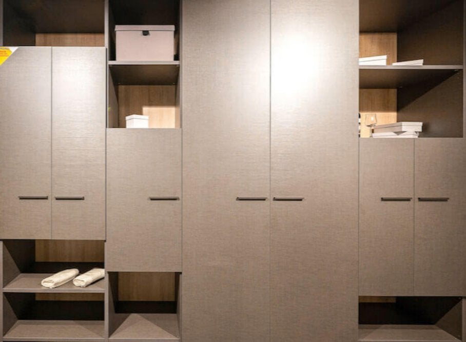 Moderne kastenwand 334x250 cm - Showroommodel, Ophalen, Overige materialen, Met deur(en), Nieuw