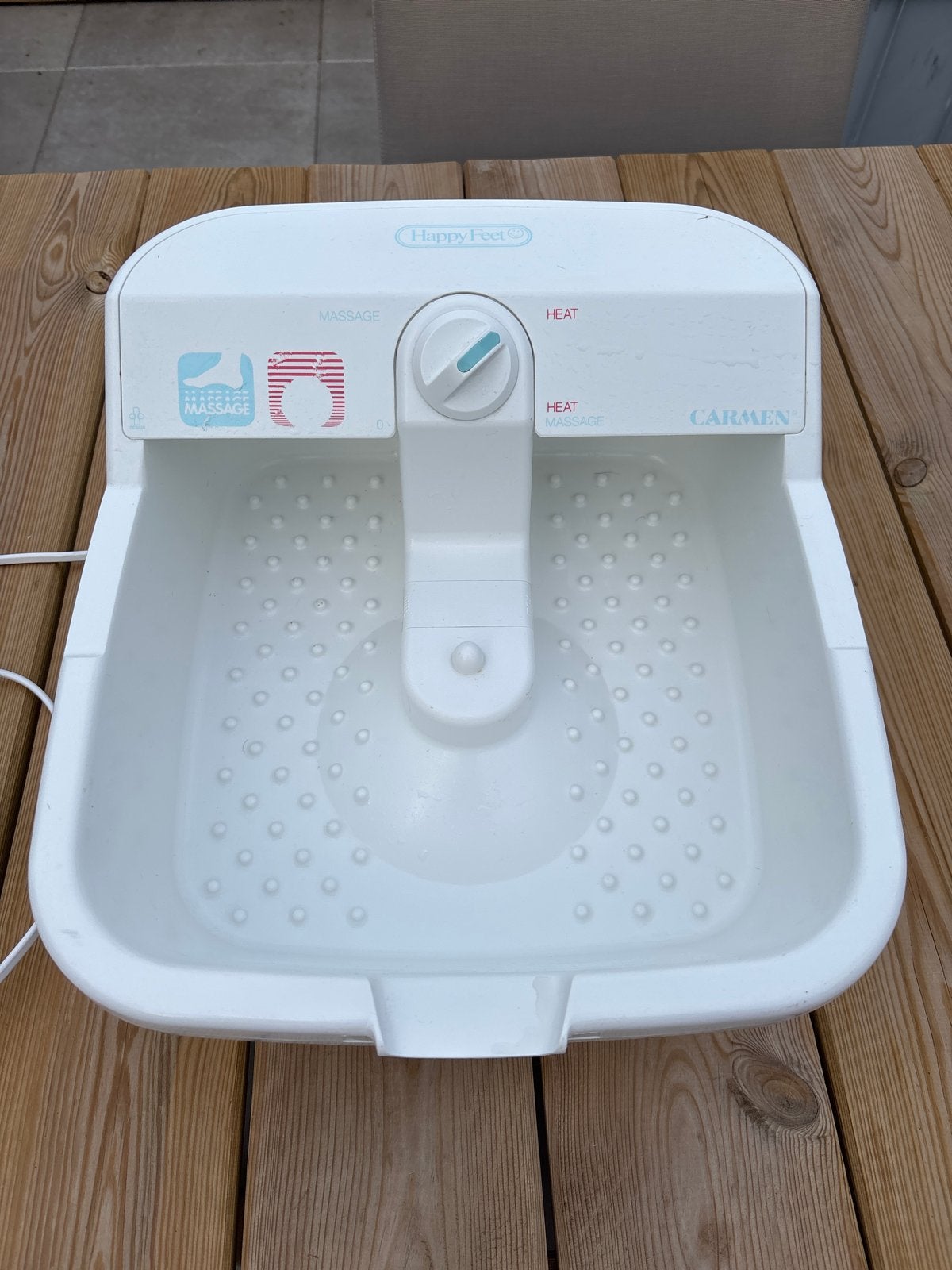 Carmen Happy Feet Voetenbad met Massage en Warmte, Ophalen of Verzenden, Gebruikt, Hand- en Voetverzorging