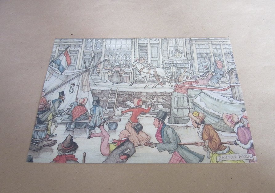 Anton Pieck ansichtkaart 6, Verzamelen, Verzenden, Nieuw, Overige typen