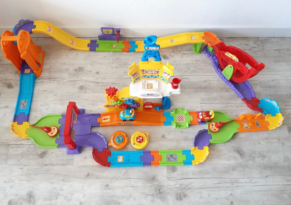 Vtech Super RC Racecircuit, Zelf te bouwen, Elektrisch, Ophalen, Overige merken