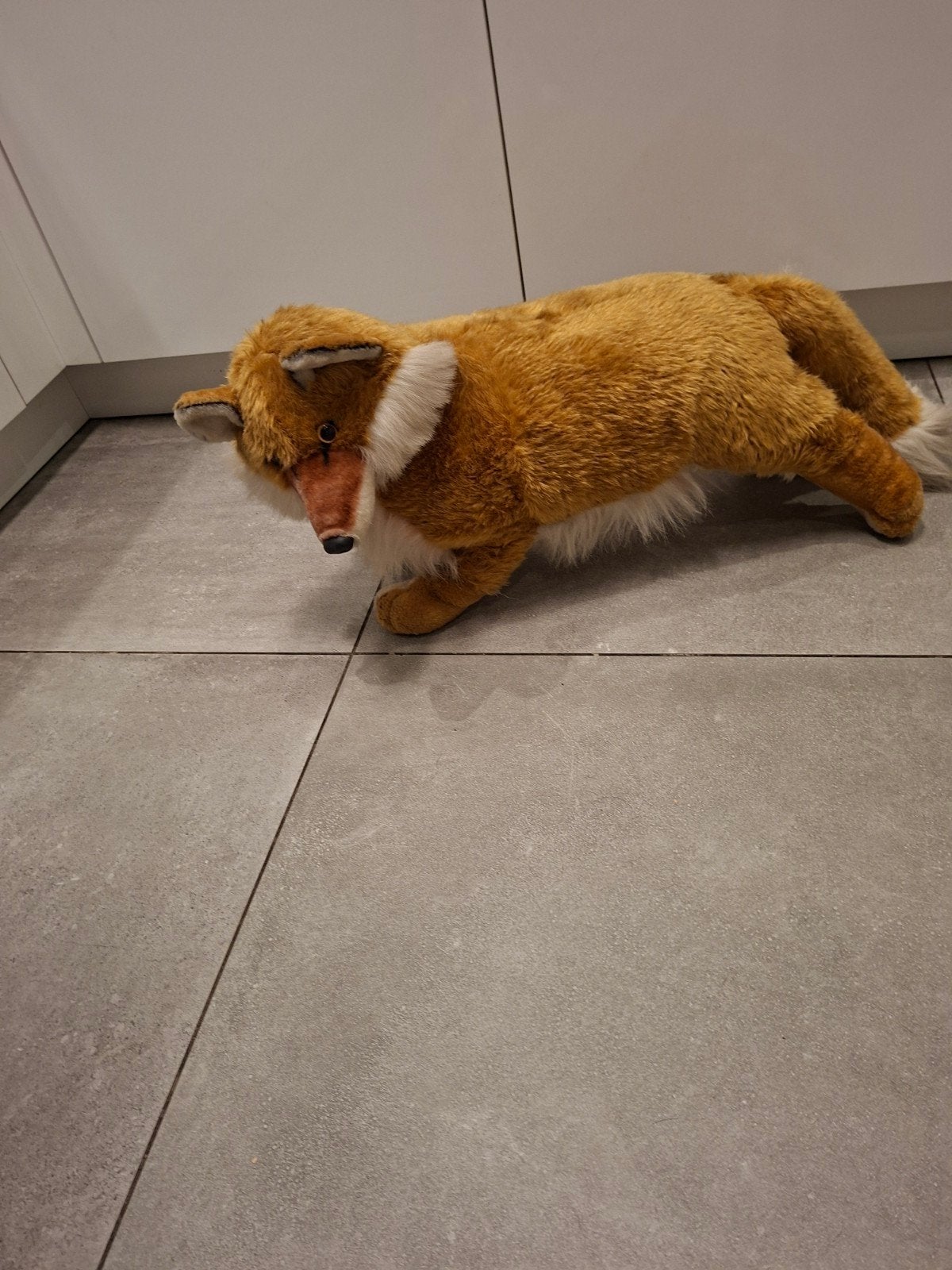 schitterende pluche VOS. staat zelfstandig., Ophalen of Verzenden, Zo goed als nieuw, Beeldje of Figuurtje