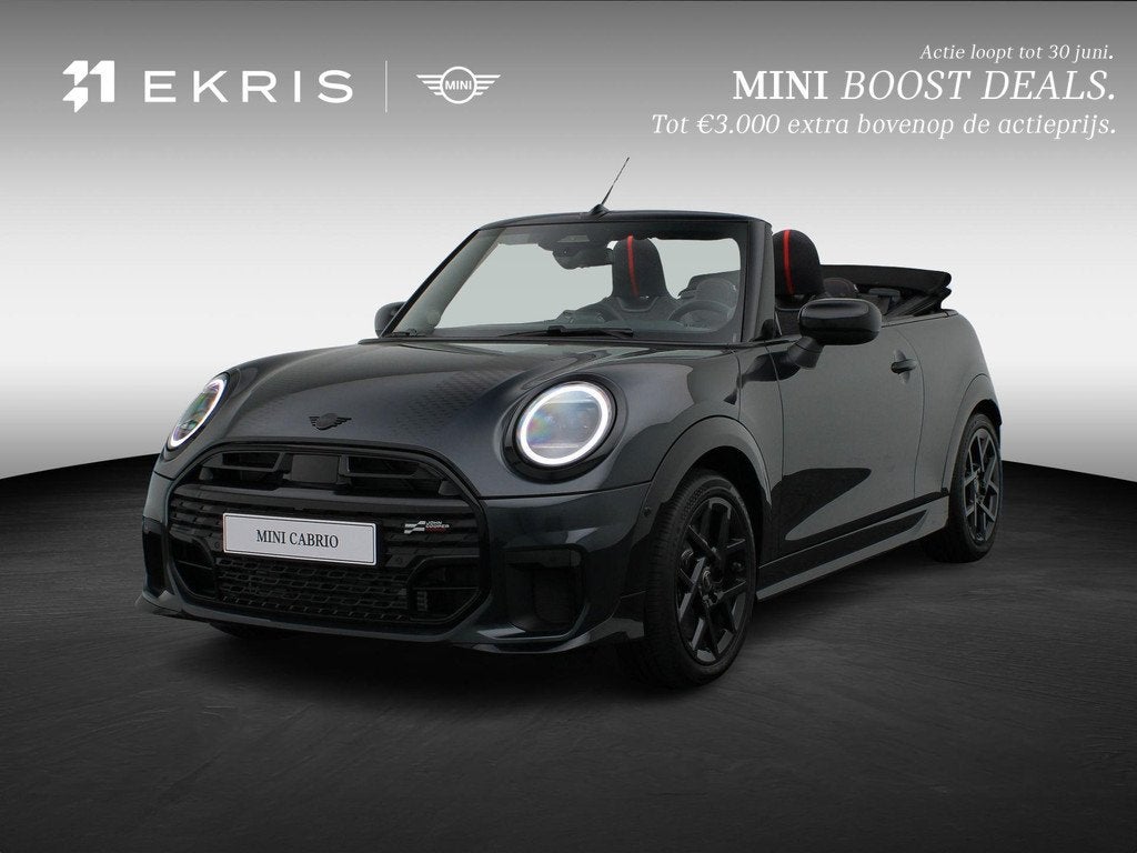 MINI Cooper C Cabrio John Cooper Works Trim | Pakket M, Auto's, Mini, 1998 cc, Cabriolet, 4 stoelen, Sportstoelen