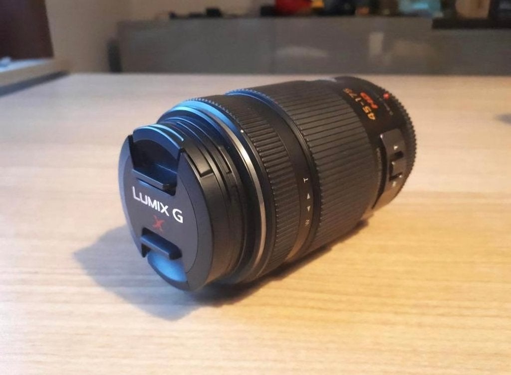 Panasonic Lumix G X Vario PZ 45-175mm f/4.0-5.6 OIS MFT, Audio, Tv en Foto, Fotografie | Lenzen en Objectieven, Ophalen, Beschermhoes/tas