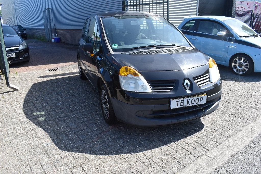 Renault Modus 1.2 16V Autbas E4 2004 Zwart, Voorwielaandrijving, 74 pk, 4 cilinders, 1095 kg