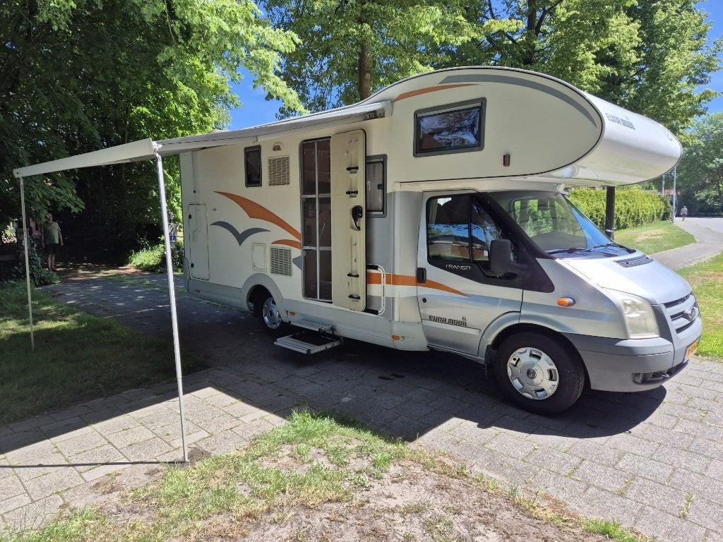 Eura Mobil Profila 422 (2008) 6pers gezinscamper | 119.000km, Caravans en Kamperen, Campers, Chemisch toilet, Buscamper of Camperbus