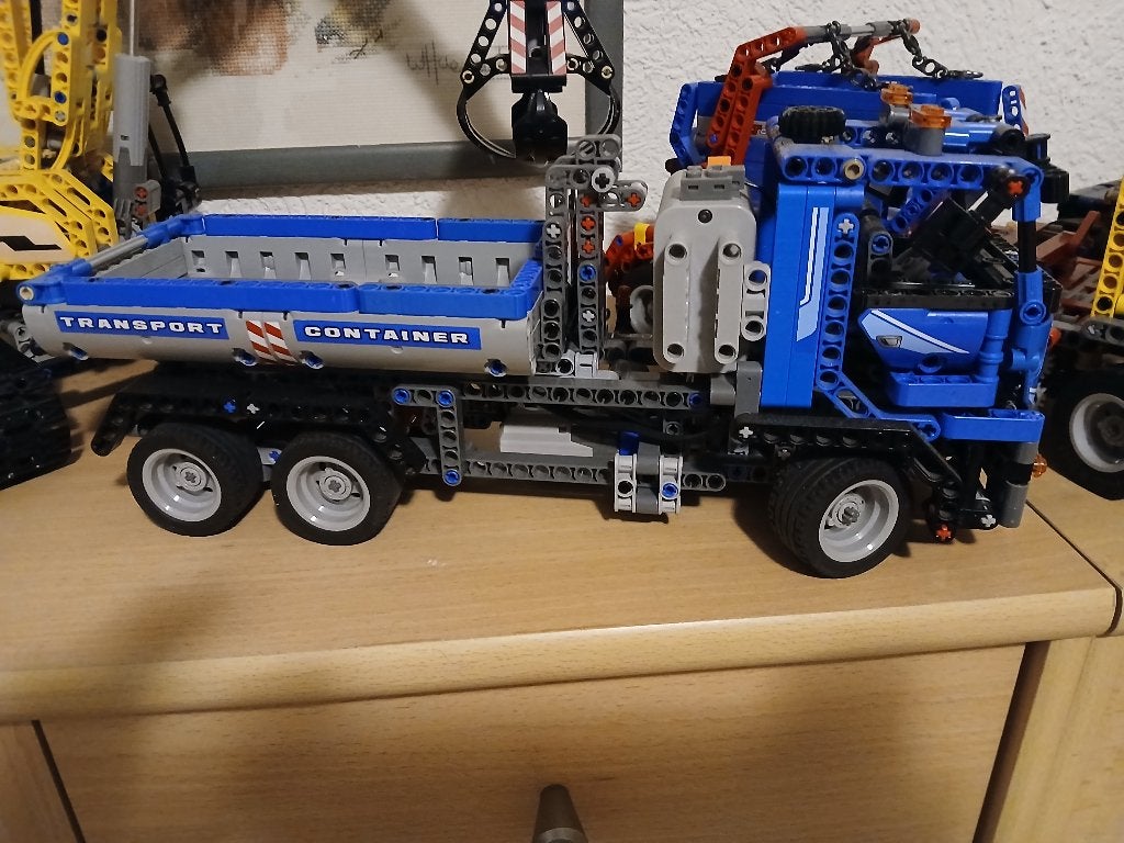 technics lego vrachtwagen met afzet systeem, Compleet, Lego, Ophalen of Verzenden, Zo goed als nieuw