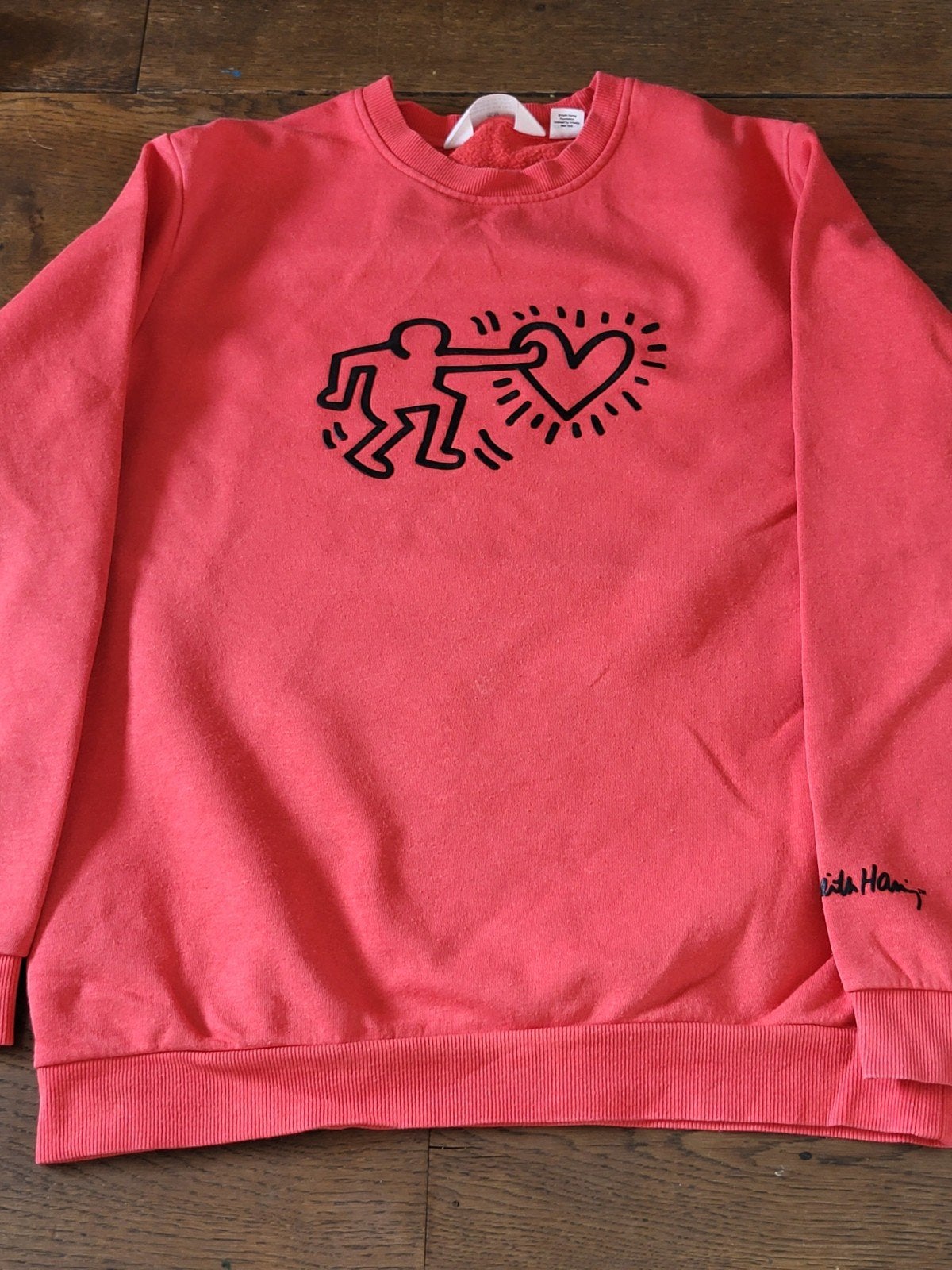 H&M Keith Haring trui maat 158/164, Kinderen en Baby's, Kinderkleding | Maat 164, Ophalen, Gebruikt, Jongen of Meisje, Trui of Vest